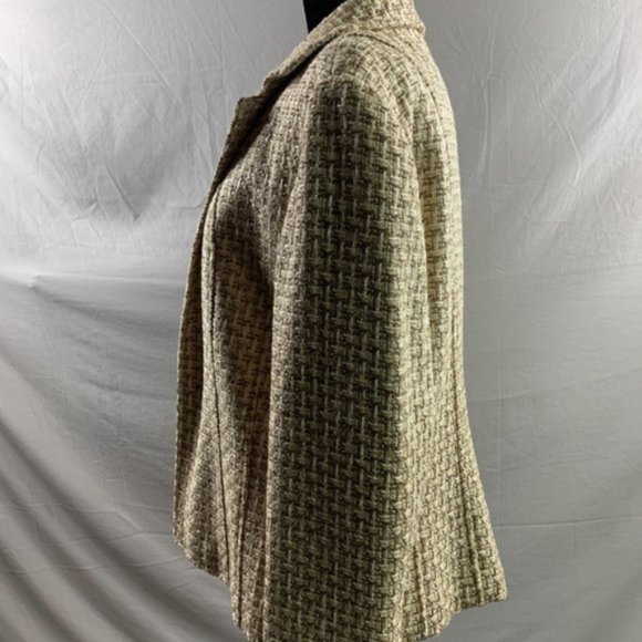 Talbots Gold Tweed Blazer - Picture 4 of 5